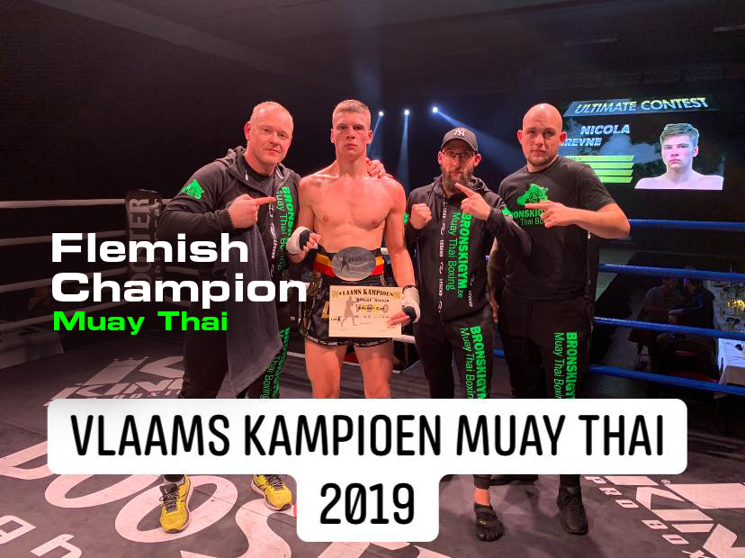 VLAAMS KAMPIOEN MUAY THAI 2019 – NICOLA BREYNE – Thaiboks kampioen