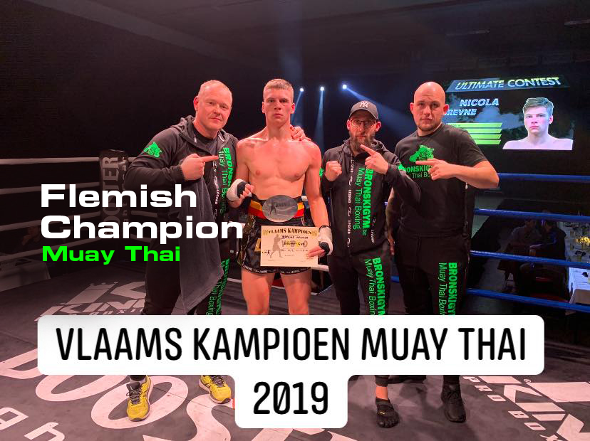 Nicola Breyne Vlaams kampioen Thaiboksen - Champ