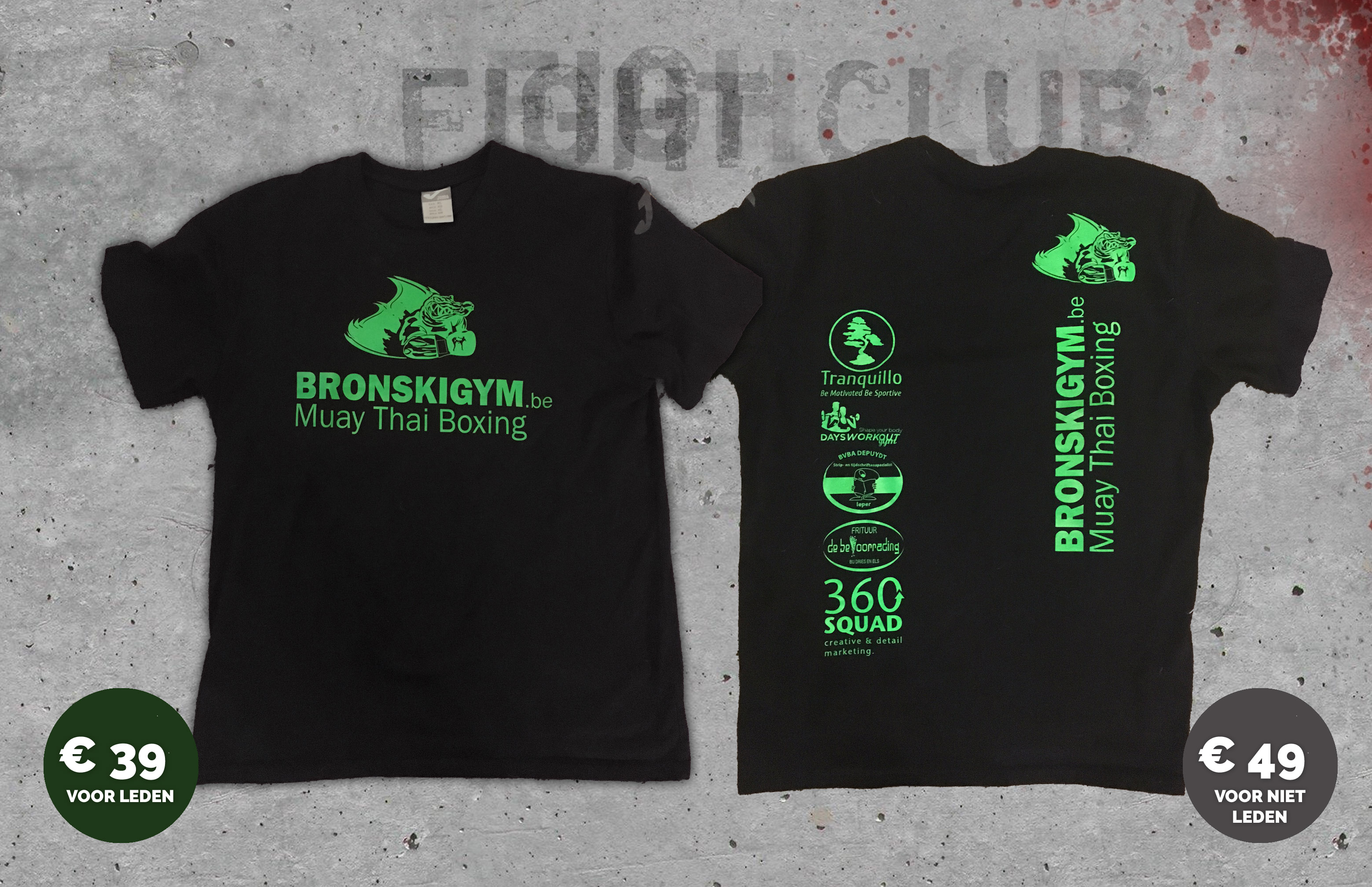 *** De Bronski Gym club T-Shirts is er ***