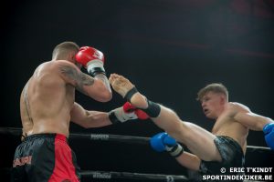 Thaiboks gala in Waregem - Vechter Nicola Breyne