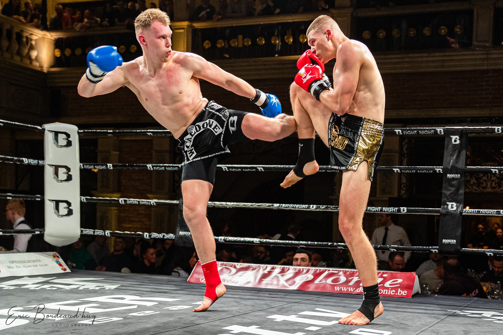 Middle kick block Thaiboks Ieper Nicola Breyne – Bronski Gym