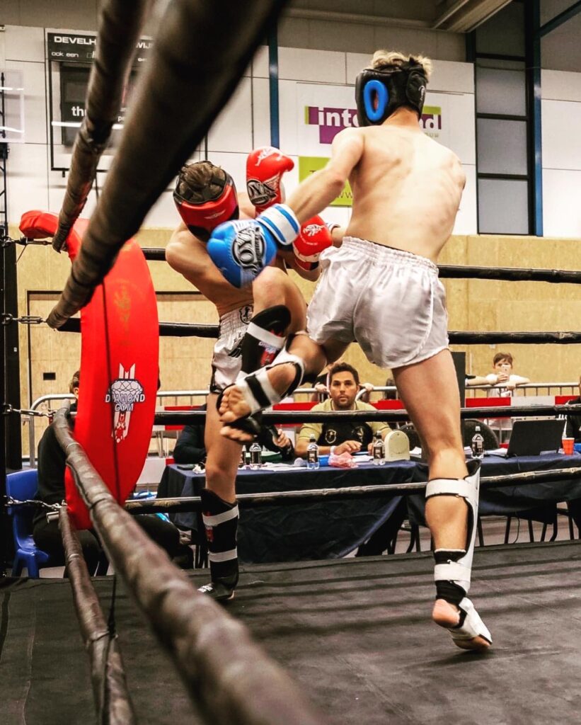 Thaiboks gala in Holland Zwijndrecht - Vechter Mathias Stemmler 6